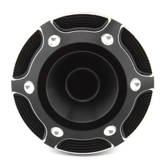 Black & Silver Frame Hole Cover Caps for Harley X350