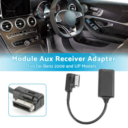 Bluetooth Aux Receiver Cable Adapter for Mercedes Benz AMI MMI (Various Years)