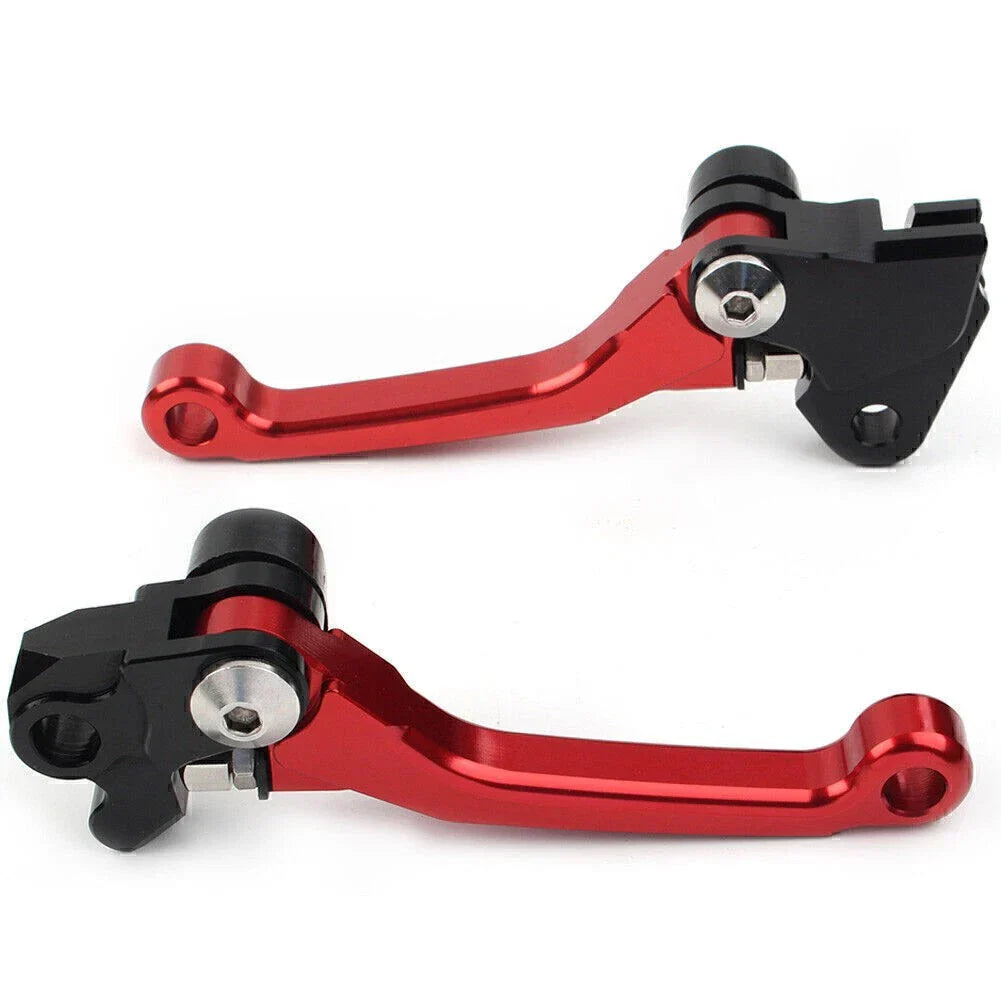 Dirt Clutch Brake Levers RED for Kawasaki KX450F (2006-2012)