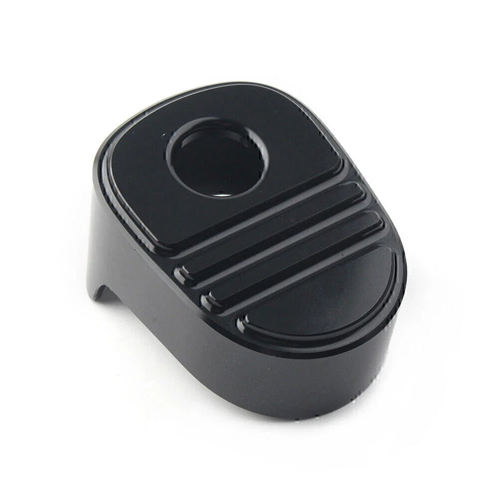 Black Tri Line Ignition Switch Cover for Harley Electra Road Glide (2014-2018)