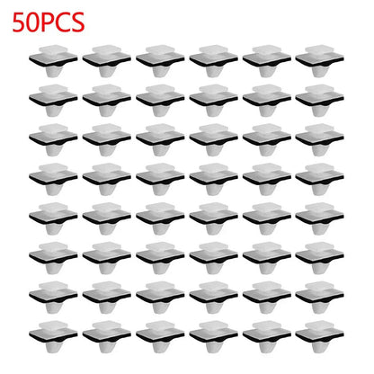 50 x Nylon Moulding Clips Fastener Rocker Panel Retainer for Car