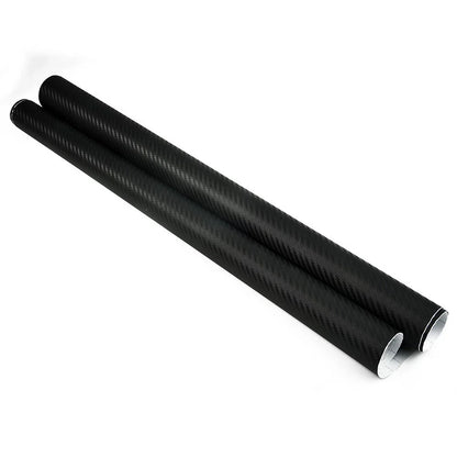 200cm Car Vinyl Wrap 3D-Matt Black Carbon Fiber for Car