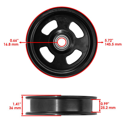 Deck Pulley Replacement for Exmark LZE651 LZEF651 VTS691 48 Inch (2019–2019)