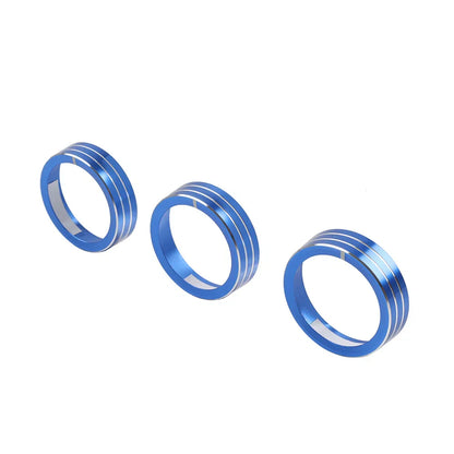 Blue AC Switch Control Knob Ring for Kia Cerato K3 Forte (2017-2018)