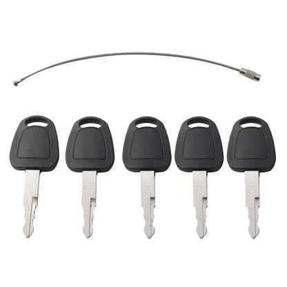 5PCS Keys for Daewoo Doosan Excavator Models Heavy Equipment