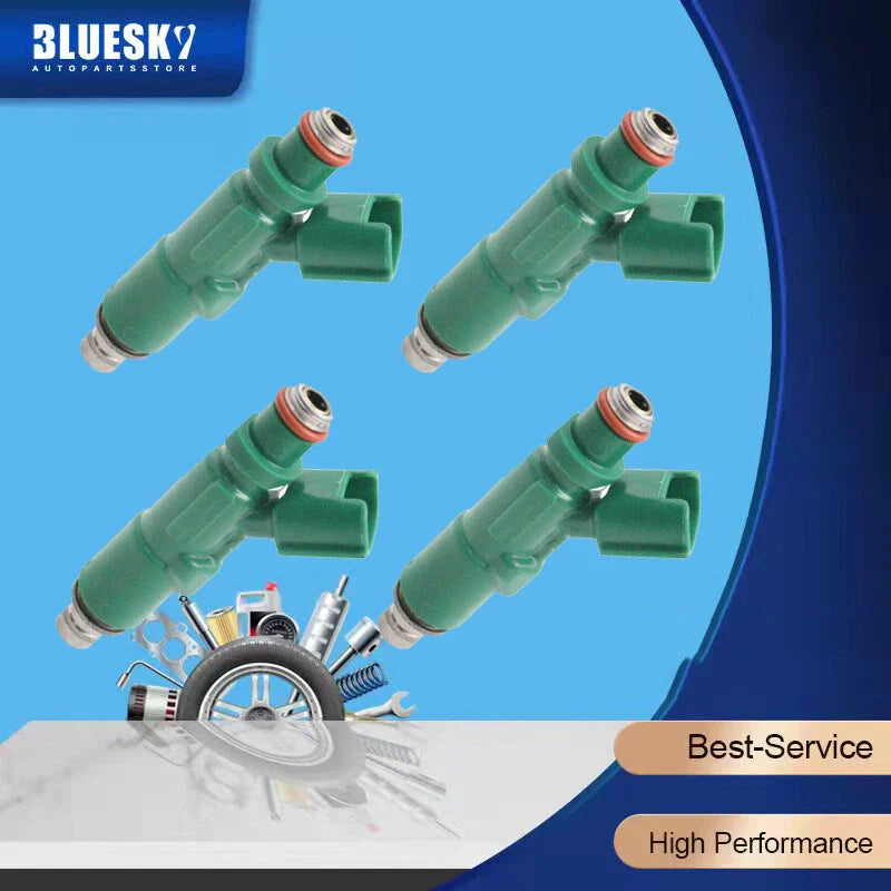 4 x Petrol Fuel Injectors for Toyota Yaris, Verso, Prius, Vitz, Echo (2000-2005)