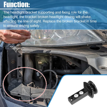 Left or Right Side Headlight Support Mount Bracket for Mercedes Benz W204 (2007-2014)