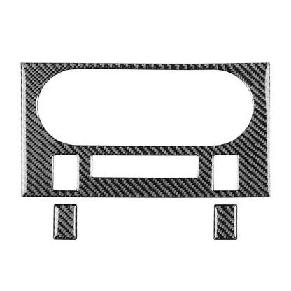 3 x Carbon Fiber AC Panel Cover Trims for Dodge Challenger (2008-2014)