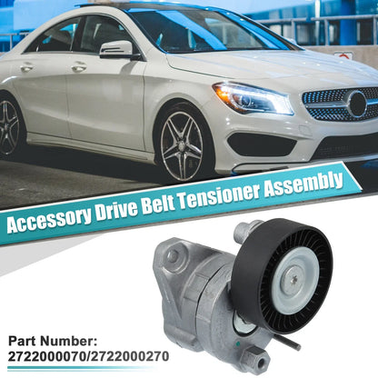 Accessory Drive Belt Tensioner with 3 Pulleys for Mercedes-Benz (2005-2015)