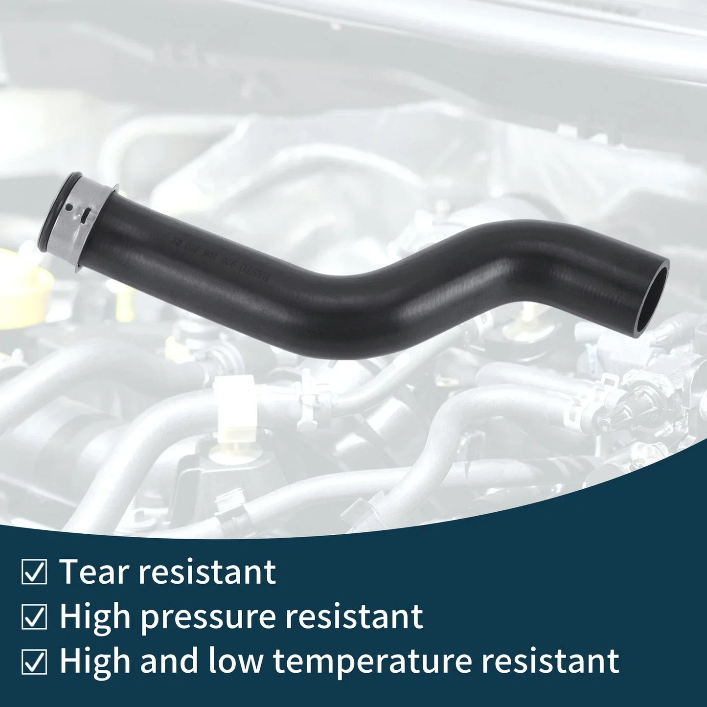 Radiator Hose for Porsche Panamera 4.8L V8 Cooling Liquid Tube (2010-2016)