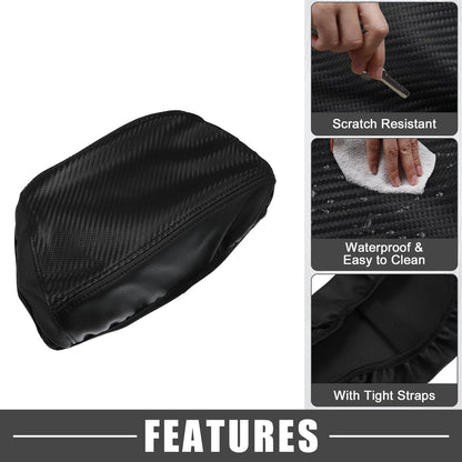 Center Console Pad Armrest Seat Box Cover Black for Hyundai Elantra (2021-2023)