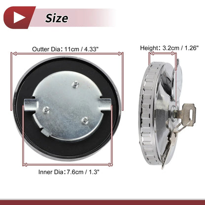 Locking Gas Cap with 2 Keys for Mercedes-Benz LK LN2 LP MK