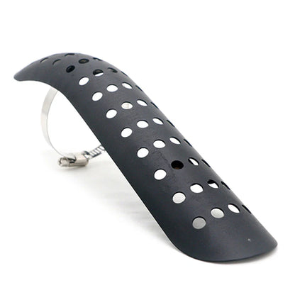 Black Exhaust Muffler Pipe Heat Shield Cover for Universal Motorcycle
