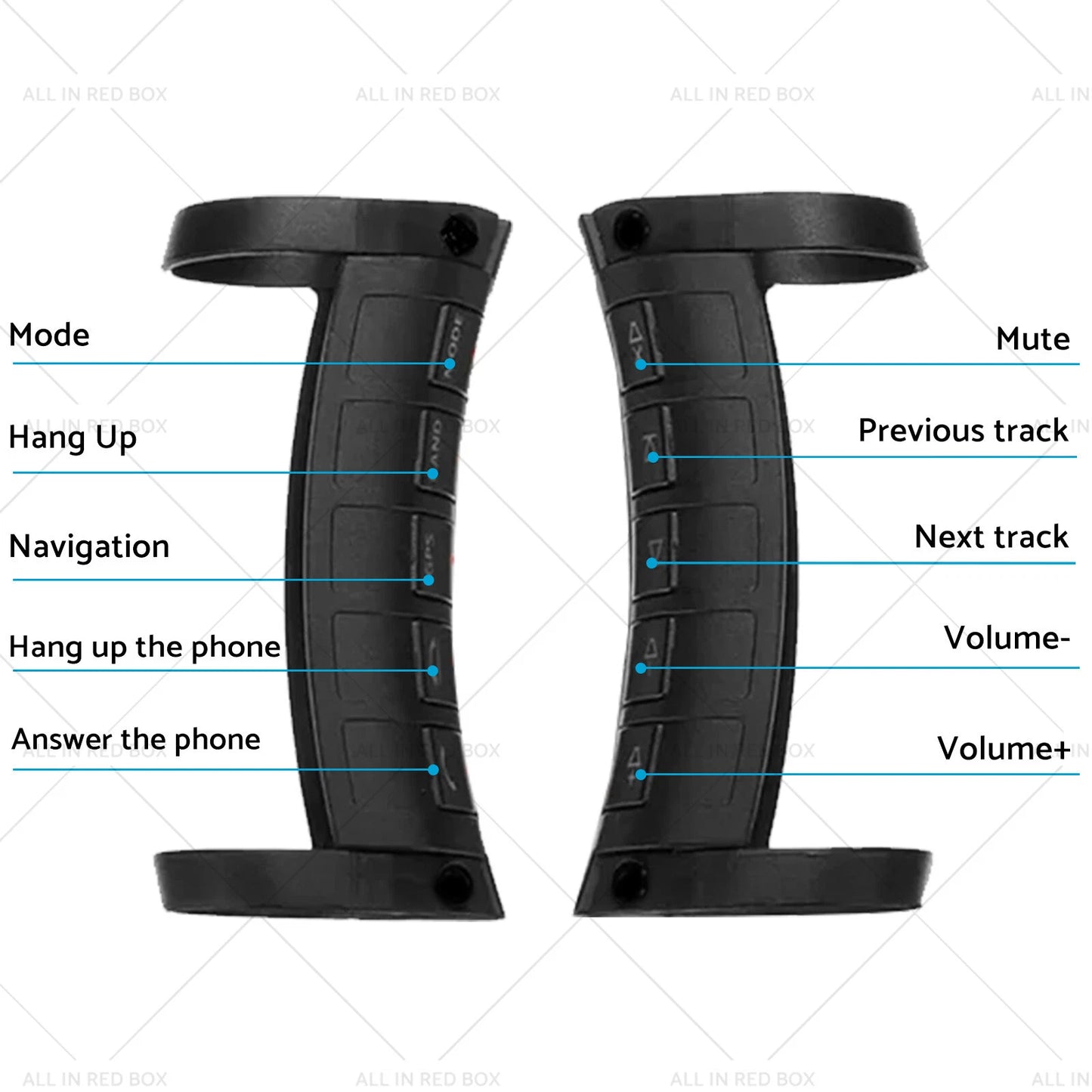 Wireless Car Steering Wheel Button Remote Control for Stereo DVD