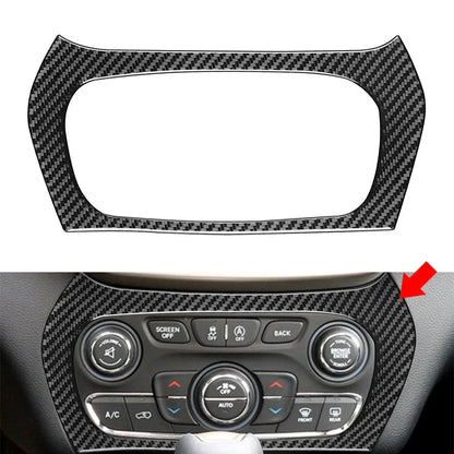 Air Conditioning Panel Cover Trim for Jeep Cherokee (2014-2023) Black