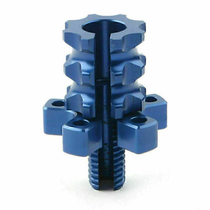 CNC M8 Clutch Brake Cable Adjuster Screw for Motorcycle Dirt Bike Blue