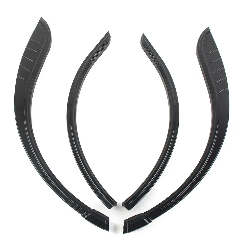 Black Rear Fender Flares Trim for Harley Tri-Glide Ultra (2014-2023)