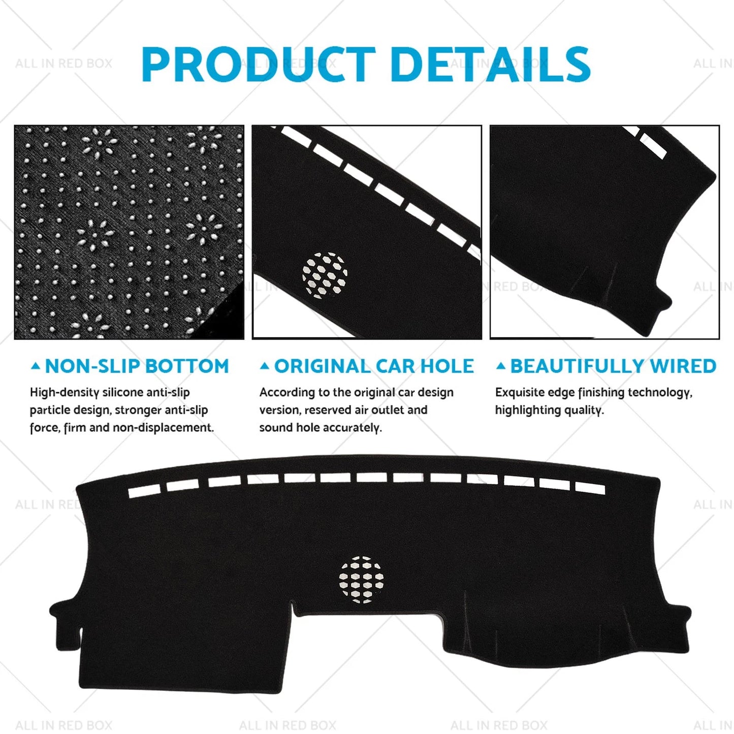 Dashboard Cover Mat for Ford Ranger (2022-2024)