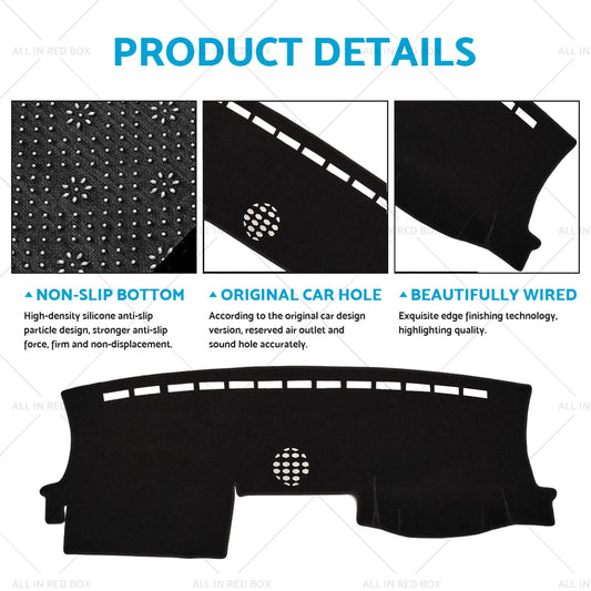 Dashboard Cover Mat for Ford Ranger (2022-2024)