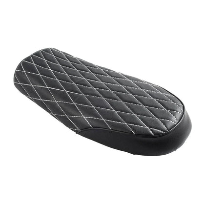 Black Universal Motorcycle Flat Saddle Seat for Yamaha, Honda