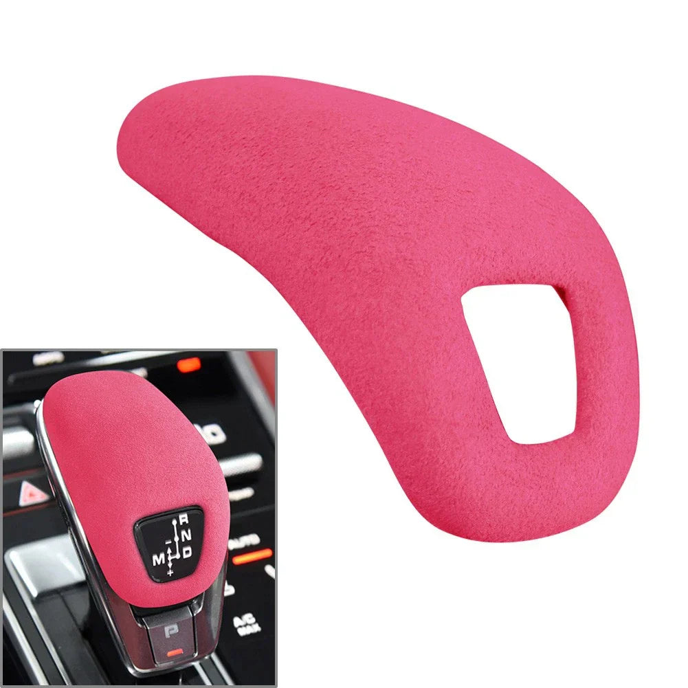Pink Gear Shift Knob Cover Trim for Porsche Cayenne (2018-2025)