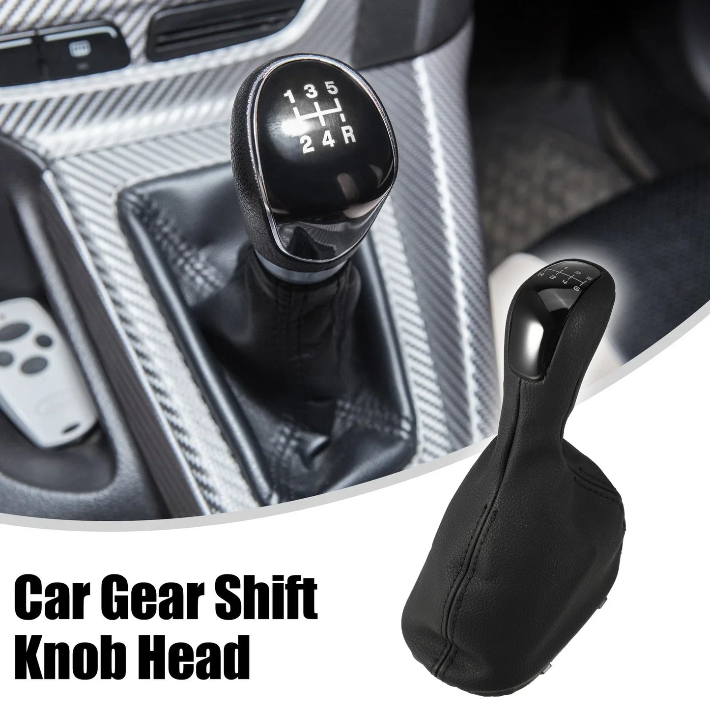 6 Speed Gear Shift Lever Cover Set for Mercedes Benz C Class (2001-2007)
