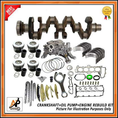 Crankshaft Replacement for Jaguar AJ200 204DTD 2.0 Diesel (2005–2015)
