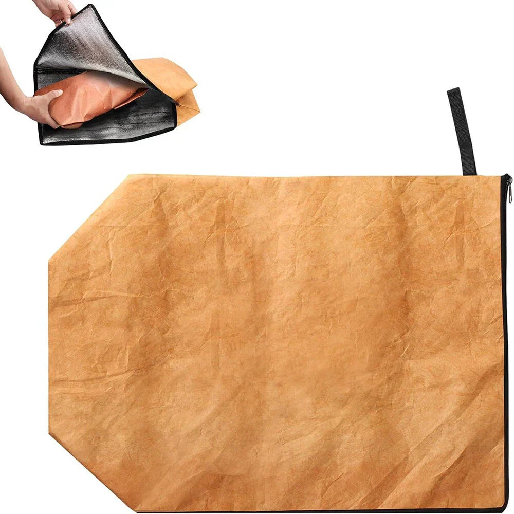 Reusable Insulated Meat Bag with Zipper for BBQ Smokers & Grilling