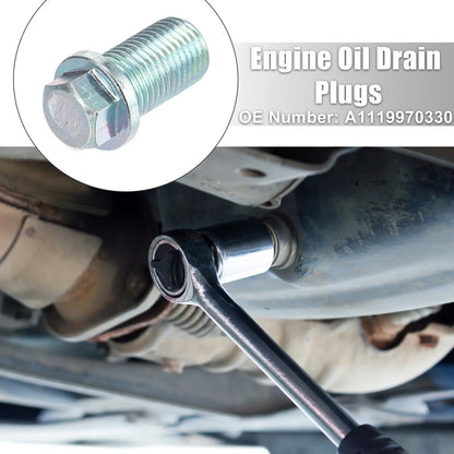 M14x1.5 Engine Oil Drain Plug with Washer for Mercedes-Benz (A-Class 2013-2023)
