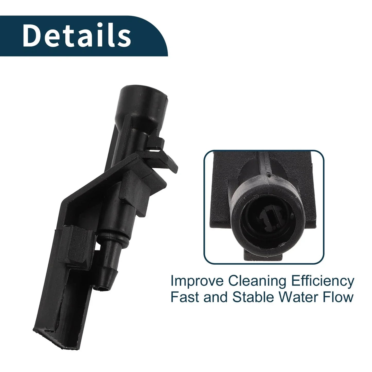 Windshield Washer Nozzle & Fluid Hose for Honda HR-V (2016-2023)
