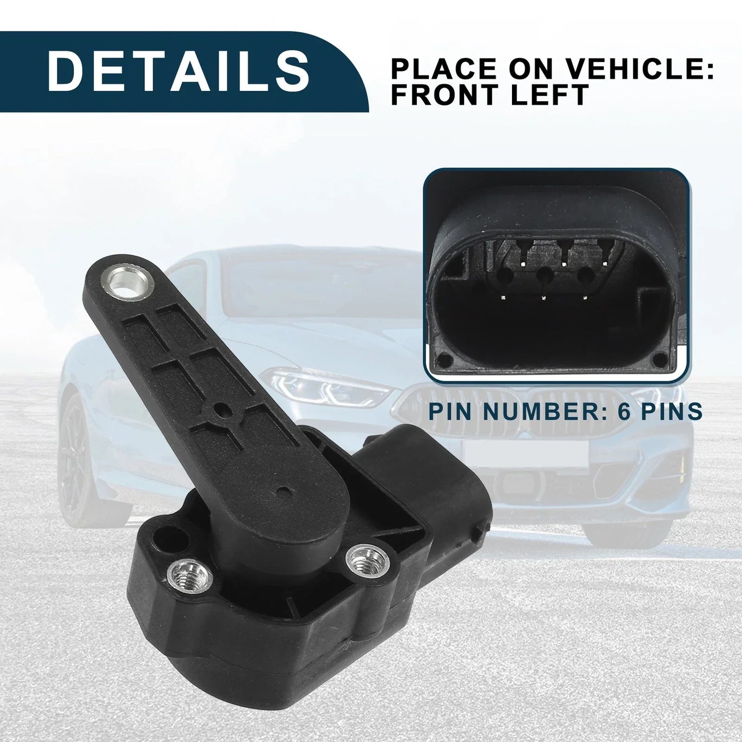 Air Suspension Ride Height Level Sensor for BMW 328i (2007-2012)