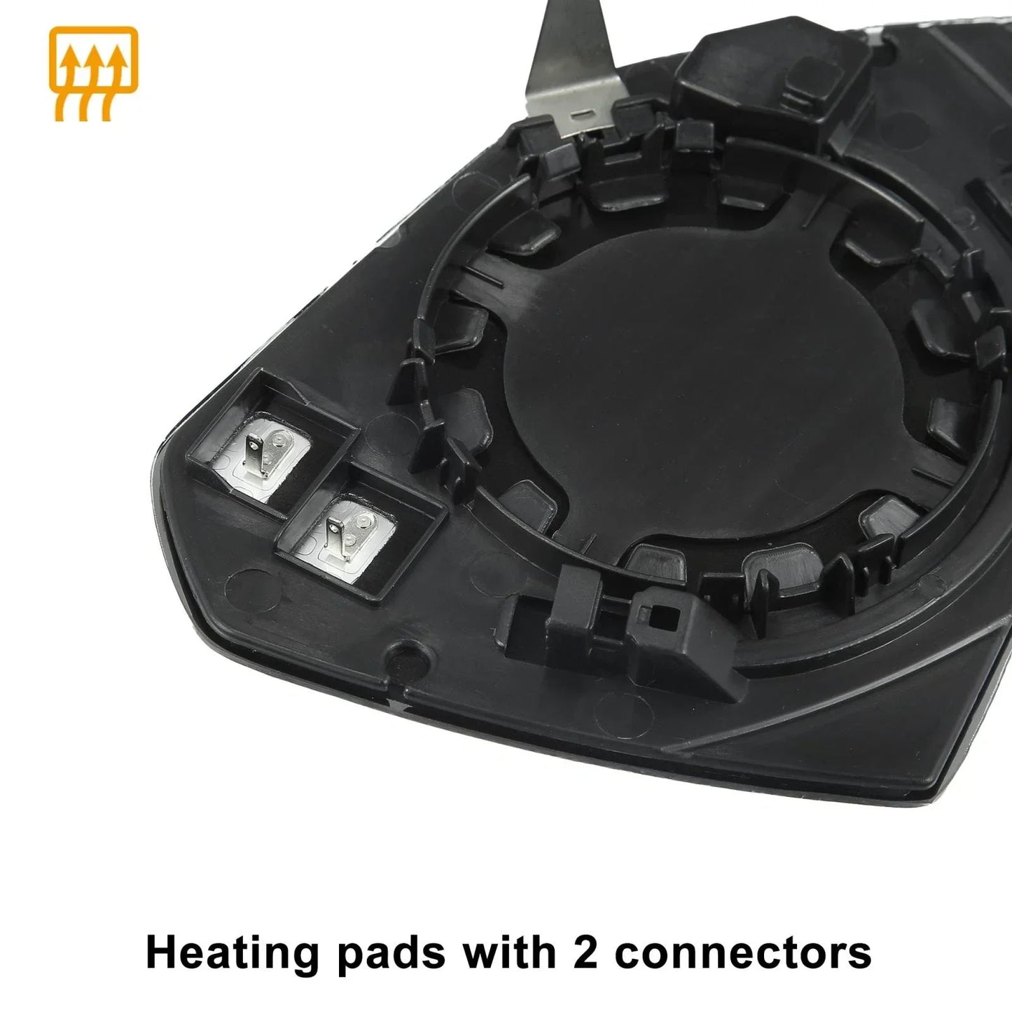 Heated Left Side Mirror Glass Replacement for Hyundai Sonata (2016-2017)