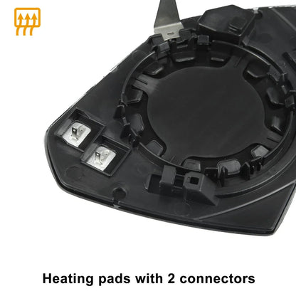 Heated Left Side Mirror Glass Replacement for Hyundai Sonata (2016-2017)