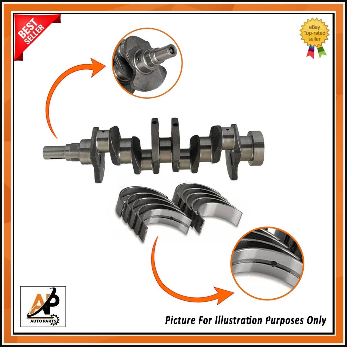 Crankshaft Main and Big End Bearings Replacement for Mitsubishi 4D56 (1986–1998)