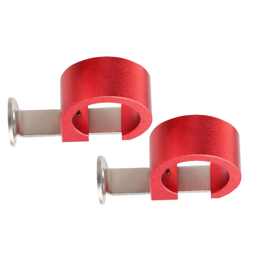 Red Front Brake Hose Guide Holders for HONDA XR400 Motard (2005-2008)