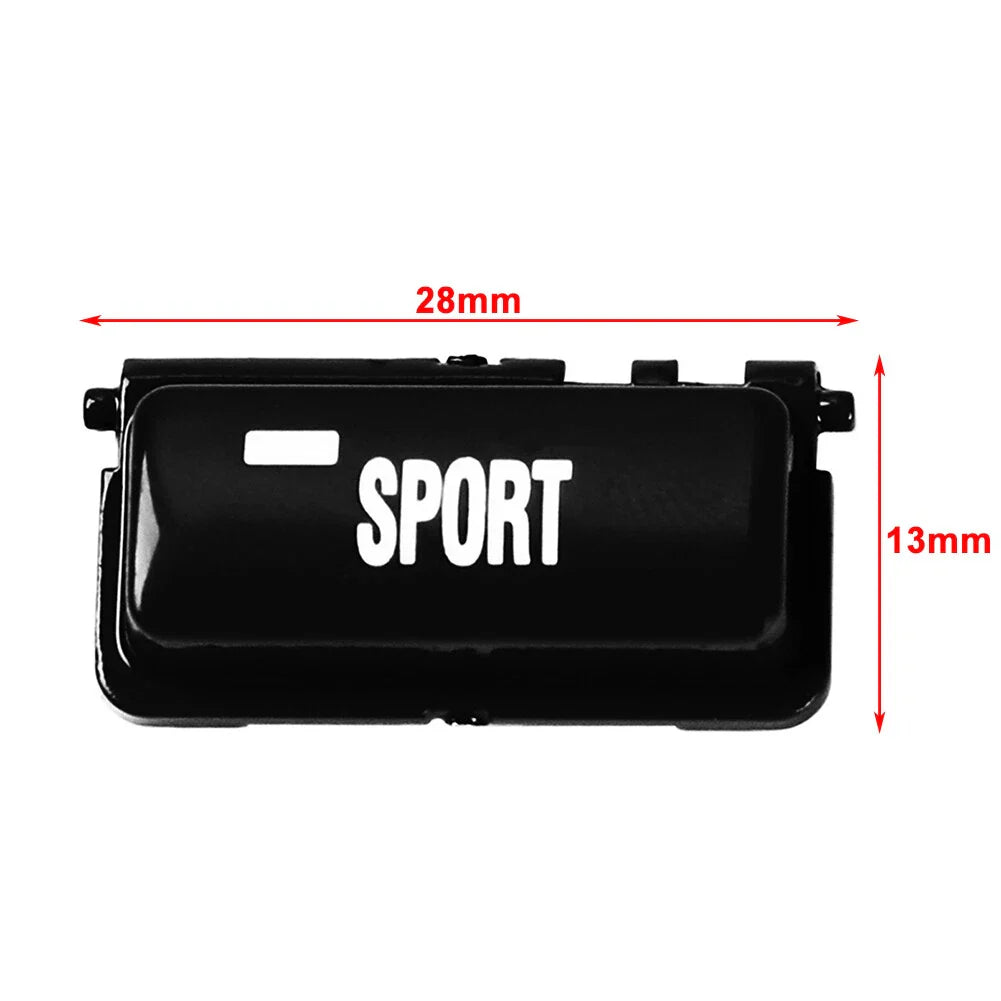 Sport Mode Button Cover for BMW E46 3 Series M3 1998-2004 Black