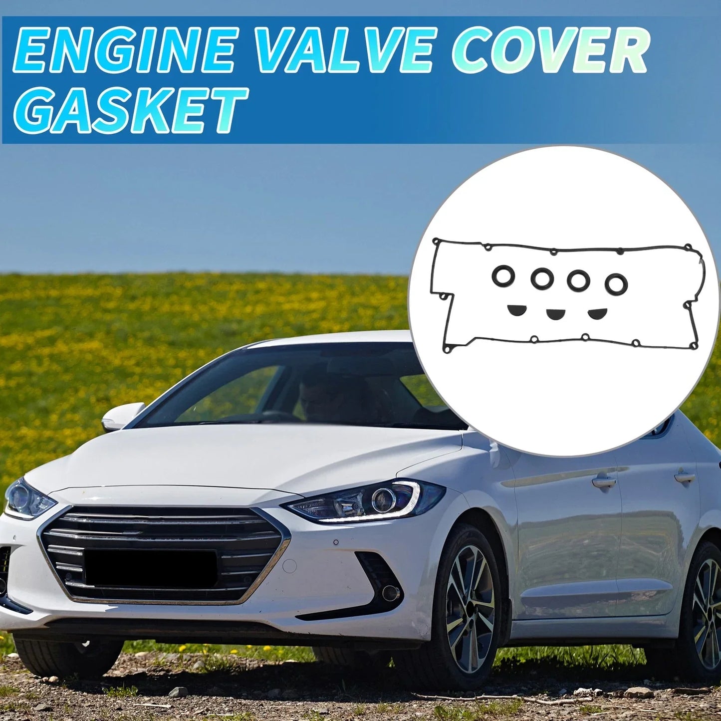 Valve Cover Gasket for Kia Spectra 2004-2009 with Spark Plug Seals