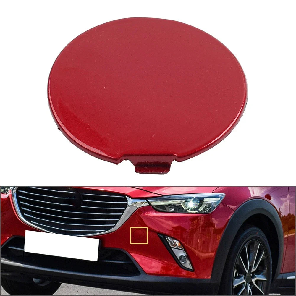Red Front Left Towing Hook Eye Cover for Mazda CX-3 (2014-2023)