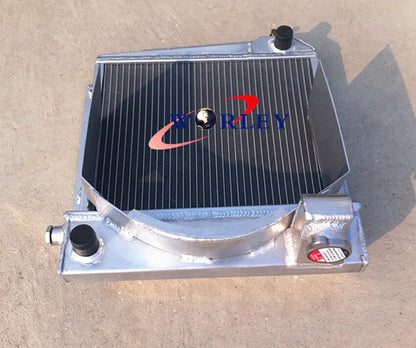 Aluminum Radiator + Fan for Austin Healey Sprite, MG Midget (1958-1979)