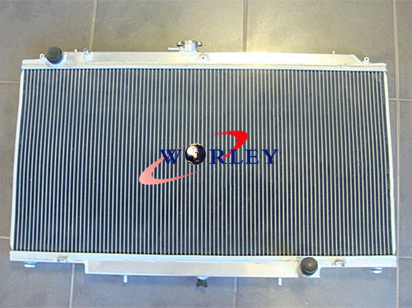 3 Row Aluminum Radiator + Fans for Nissan Patrol Y61 GU 4.5L TB45E (1997-2016)