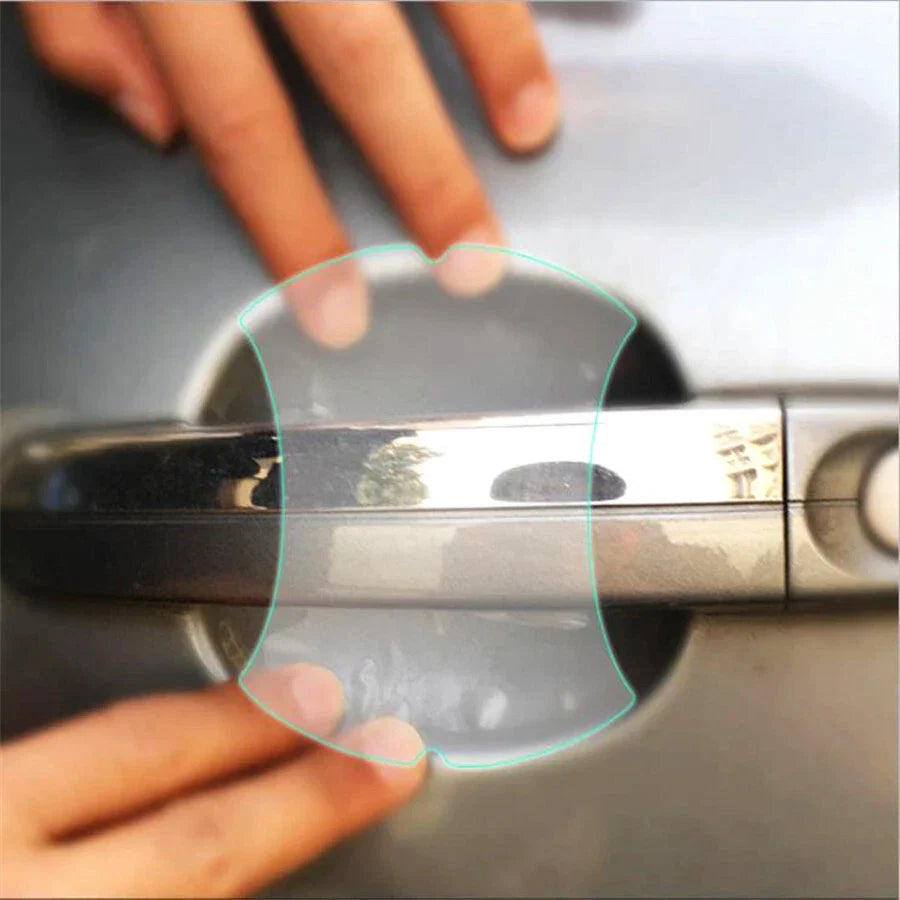 8Pcs Clear 3M Self-Adhesive Door Cup Handle Scratch Protection Film