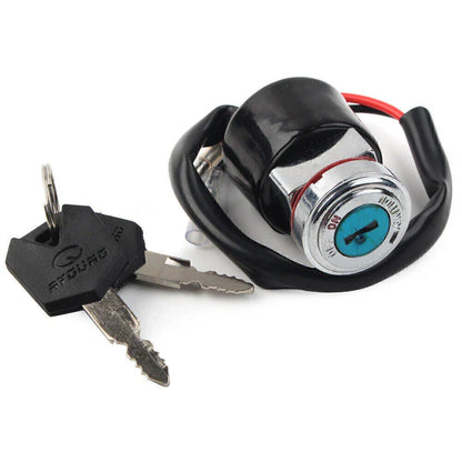 Ignition Switch Lock Set with Master Keys for Honda CT90 CL70 CL90 CB125 CL100 (1966-1979)