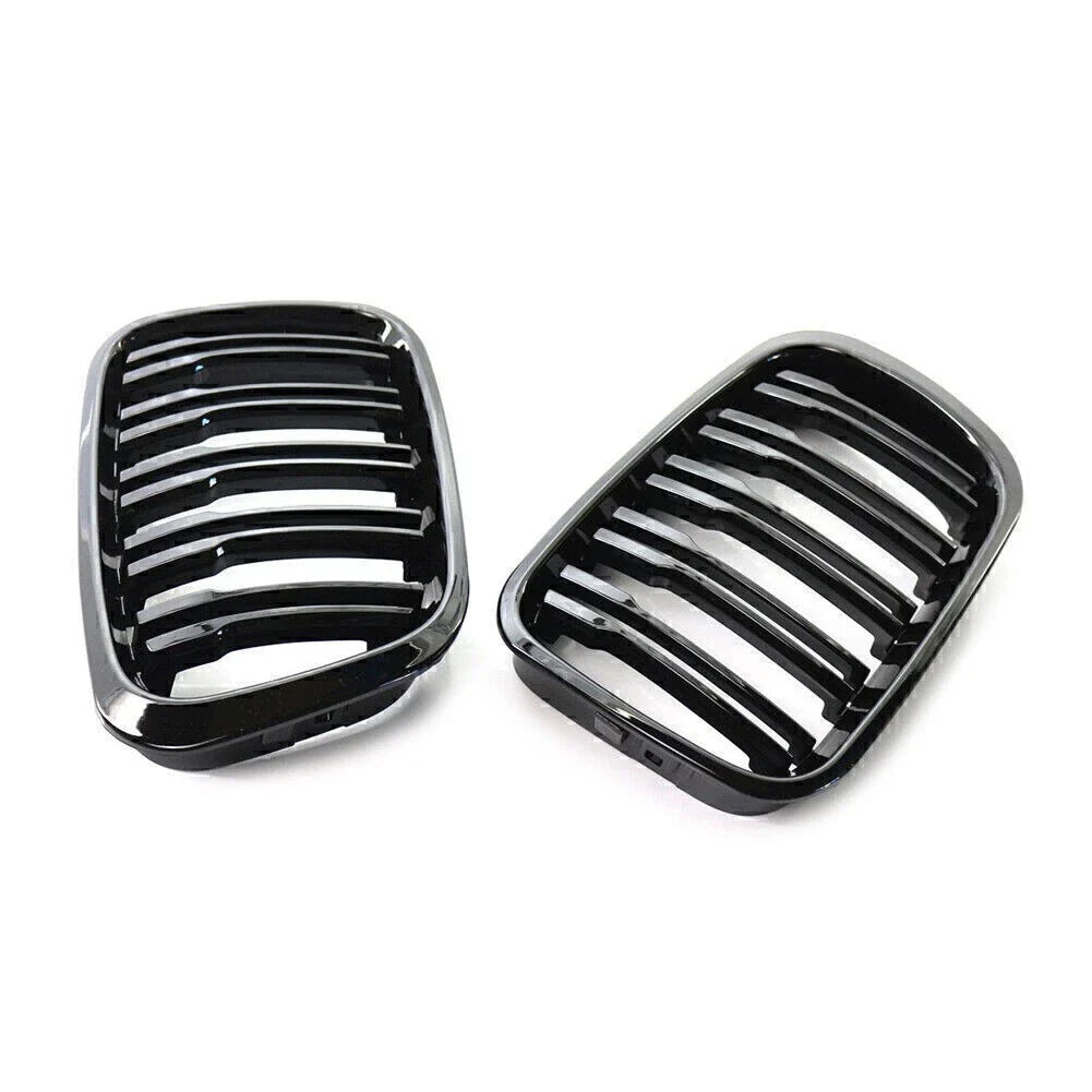 Front Twin Bar Grille Trim for BMW 3 Series E46 4 Door (1999-2001)