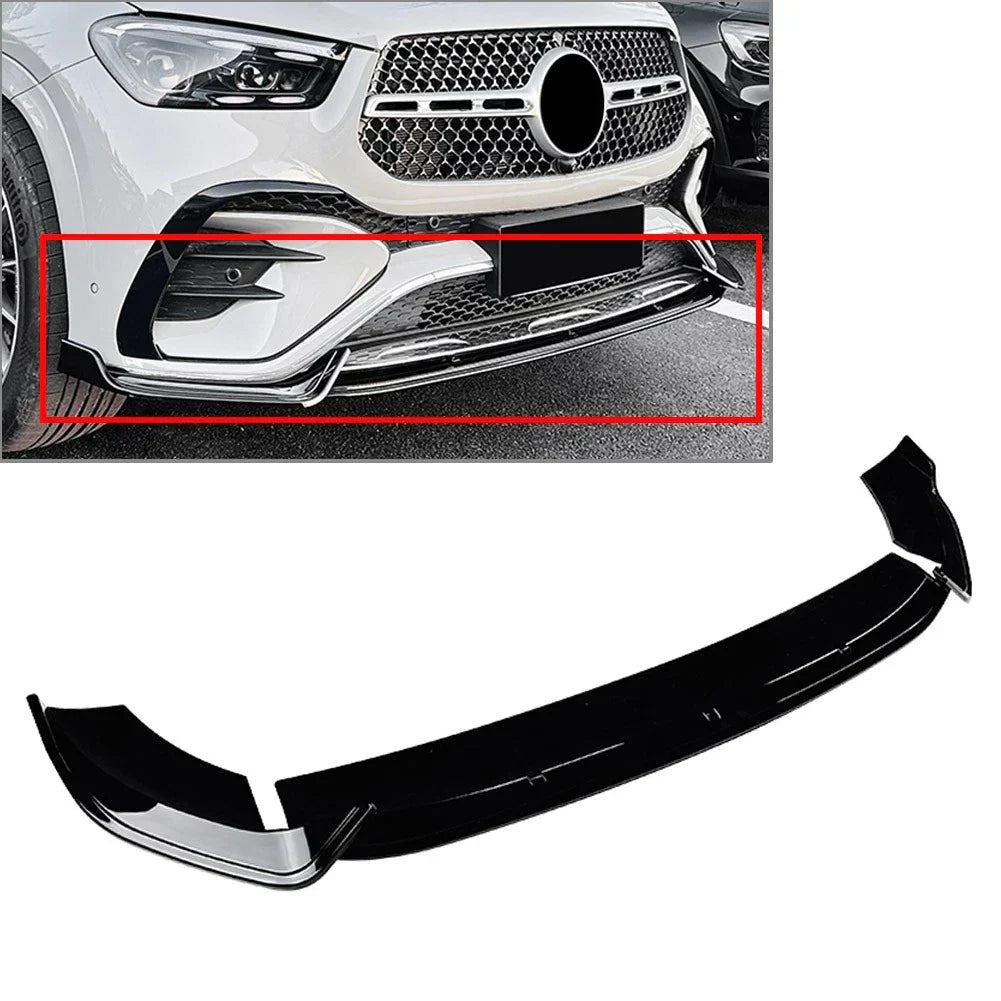 Front Bumper Splitter Lip for Mercedes Benz GLE Class W167 Coupe (2024+)