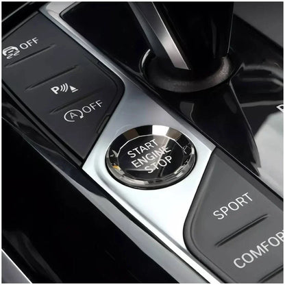 Crystal Car Start Button Cover for BMW 1/2/3/4/8 Series X5 X6 X7 Z4 (2012-2023)