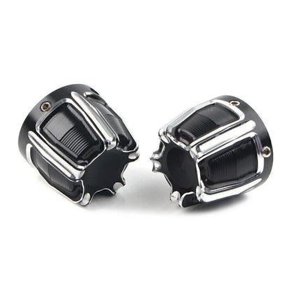 Front Axle Nut Cap Covers for Harley Softail Touring Street Glide