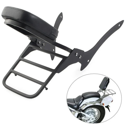 Sissy Bar Backrest Luggage Rack for Yamaha Vstar 1100 Classic (2000-2011)
