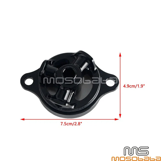 Aluminum CNC Engine Oil Filter Cap Cover for Honda TRX450R CRF450R/450X (2004-2023)