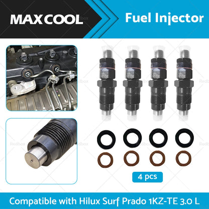 Diesel Fuel Injectors for Toyota Hilux Surf Prado 1KZ-TE (1996-2002)