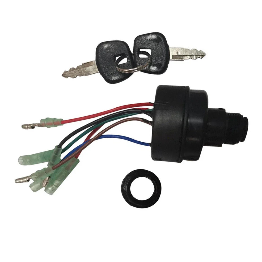 Outboard Motor Ignition Key Switch for Tohatsu Nissan (Fits Various Models)